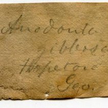 Historic label for Utterbackiana couperiana, 21-405.