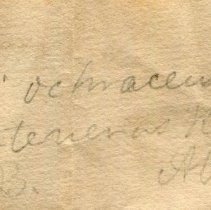 Historic label for Leptodea ochracea, 21-437.