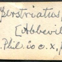 Historic Mazyck label for Elliptio arctata, 21-471.