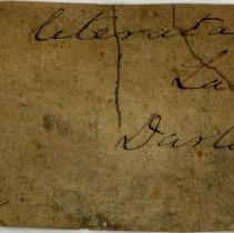 Historic label for Americoliva sayana, FIC1301.