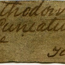 Historic label for Rangia cuneata, FIC1314.