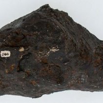 Ruff's Mountain Meteorite, X500. Reverse view with scale bar.