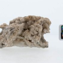 Dolomite, 3260. Front view with scale bar.