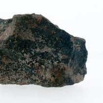 Lazulite, 5280. Bottom view with scale bar.