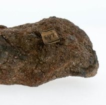 Corundum, 7467. Front view with scale bar.