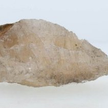 Calcite, 8464. Front view with scale bar.