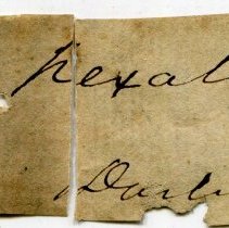 Historic label for Dallarca idonea, FIC 1292.