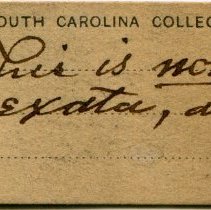 SCC label for Dallarca idonea, FIC 1292.