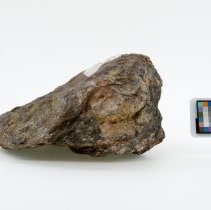 Alunogen, 5688. Front view w/scale bar.