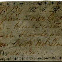 Historic Brumby label for Corundum, 7469.