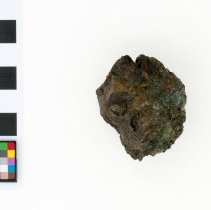 Chalcopyrite, 10064. Top view w/scale bar.