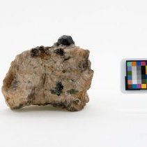 Garnet, 1433. Front view w/scale bar.