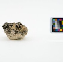 Alunogen, 5686. Reverse view w/scale bar.