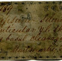 Historic SCC label (front) for Gypsum, 5640.