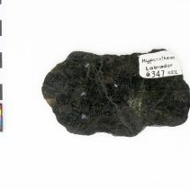 Anorthite, 6347. Top view w/scale bar.