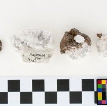 Ulexite, 9126. Top view w/scale bar.