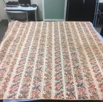 Whole cloth chintz quilt - overview
