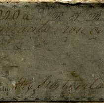 Historic Brumby Label for Anhydrite, 5584.