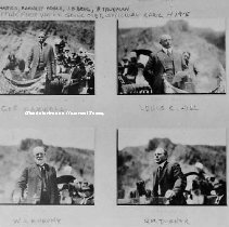 Roosevelt Damn Overflow Ceremony, 1915.