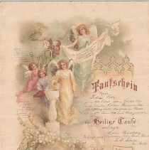 Lillian Marie Alles Baptismal Certificate