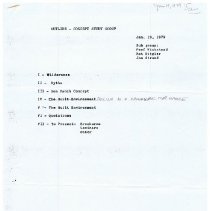 Outline - Concept Study Group