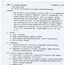 Format (exploratory) for Design Committee Seminars