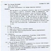 Format - Design Committee Seminars