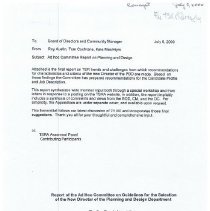 Report on the Director of Design position