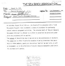 Natural Resources Management Policies - 1979