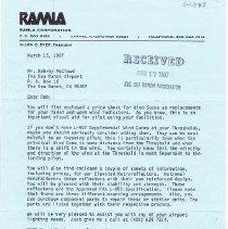 Letter about windsocks