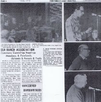 Sea Ranch Association Commons Committee Meetings