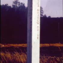 Road marker, Sea Gate Road and Sea Meadow Drive