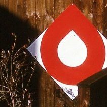 Enamel on steel sign, edited-red  MN, #23