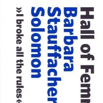 Hall of Femmes Stauffacher book