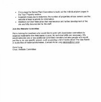 Reports at Midwinter Meeting from the Communications Committee and the Webs