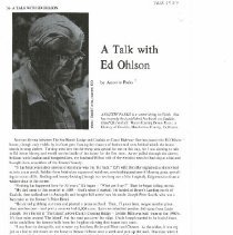 Parks-a_talk_with Ed_ohlson-ridge_review-fall_1983_p1