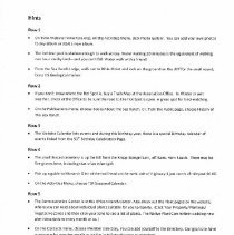 Sea Ranch Anniversary Bingo game card-back