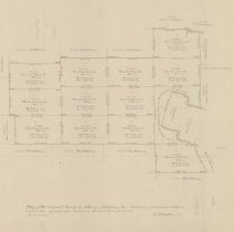 Map of Carroll Track in Athens and Ridgeberry twp, Pa.
