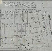 THOMAS PAUL PLOT, PLOTTED BOUT NOT SURVEYED