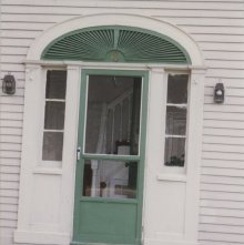 Joseph Sayer house doorway