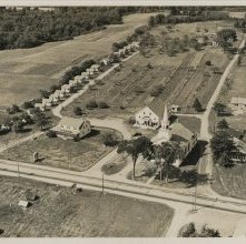 aerial view of 1st Church & Murray's