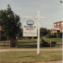 Historical Society sign in 1994