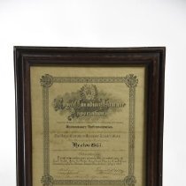 Honorary Testimonial