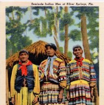 Seminole Indian Men at Silver Springs