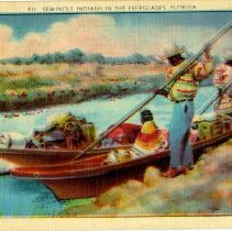 Seminole Indians in the Everglades