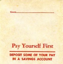 Bank deposit envelope