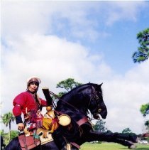 Seminole reenactor