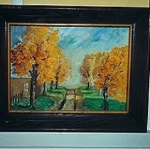 Dirt Road Between Trees