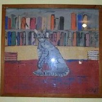 [Portrait of Room 8 on Bookshelf]