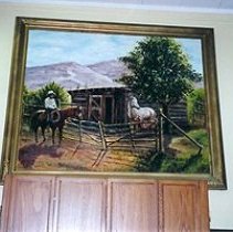 [Man and Two Horses]